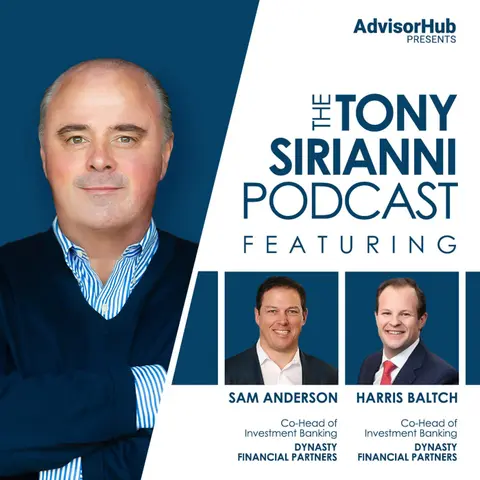 Tony Sirianni with Dynasty Financial Partners’ Co-Heads of Investment Banking, Sam Anderson and Harris Baltch