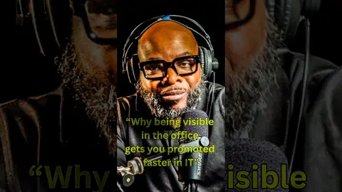 "Why being visible in the office gets you promoted faster" #debtfreeinit #podcast #itcareer