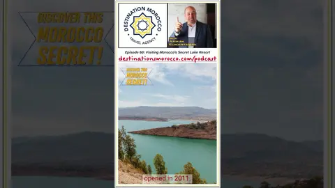 One of the biggest lakes in Morocco: perfect for outdoor activities! #moroccotravel #moroccopodcast