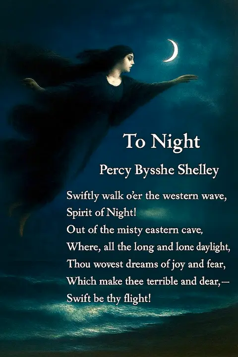 "To Night" (Excerpt) by Percy Bysshe Shelley