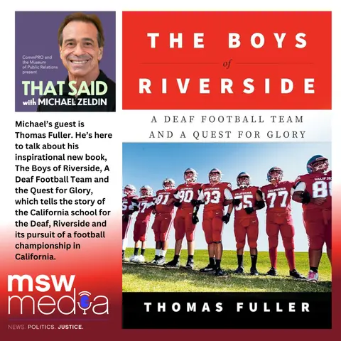 The Boys of Riverside: A Deaf Football Team and a Quest for Glory by Thomas Fuller