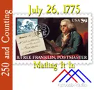 July 26, 1775: Mailing It In