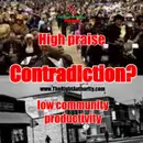 High Praise in low community productivity neighborhoods a Contradiction?