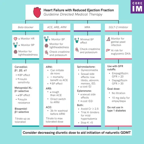 #104 Guideline-Directed Medical Therapy for HFrEF Part 1: 5 Pearls Segment