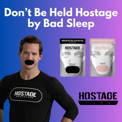 Hostage Tape - Don’t Be Held Hostage by Bad Sleep