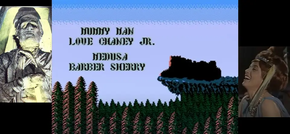 Castlevania credit for Lon Cheney, Jr. and Barbara Shelley Castlevania credit for Lon Cheney, Jr. and Barbara Shelley