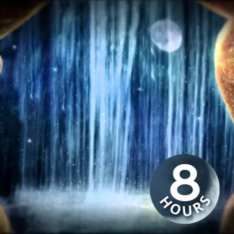 Waterfall White Noise for Relaxation, Sleep or Studying 8 Hours