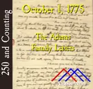 October 1, 1775: The Adams Family Letters