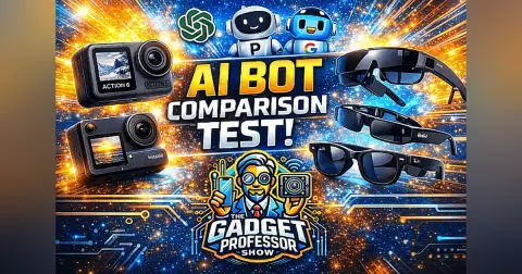 AI Bot Showdown! ChatGPT vs Gemini vs Perplexity – Action Cameras & AI Glasses Test #782