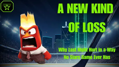 A New Kind of Loss: Why Last Night's Historic Loss Hurt in a Way No Stars Game Ever Has