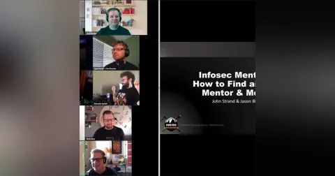 Webcast: Infosec Mentoring | How to Find and Be a Mentor & Mentee
