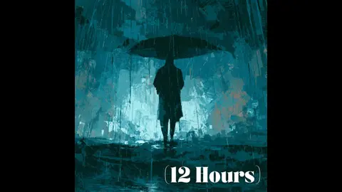 Under Umbrella in a Storm ⛈️ Rain & Distant Thunder for Sleep | Sleep Sound (12 Hours)
