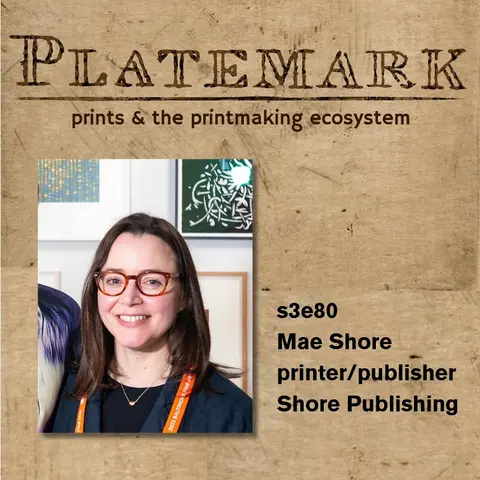 s3e80 melding printing and publishing with curatorial work with Mae Shore
