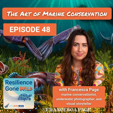 Shark Week Part 2 – The Art of Saving the Oceans and Marine Life with Francesca Page (Episode 48)