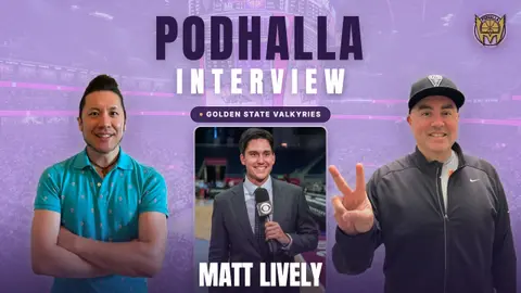 Matt Lively on the Valkyries' Success & Creating Viral Sideline Moments | Podhalla Interview