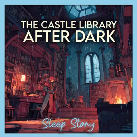 Fall Asleep in a Hidden Castle Library During the Rain | Relaxing Sleep Story for Adults, Cozy Bedtime Story & Gentle Rain Sounds