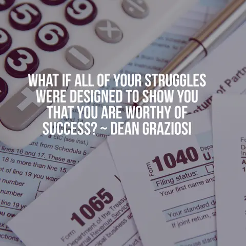 Your Struggles Are A Tax On Success