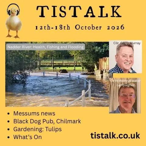 TisTalk 12th-18th October 2026 E4S13 Messums news, Flooding and Fishing, Black Dog Pub, Tulips.