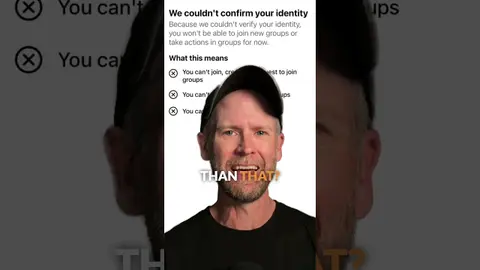 Meta Restricted My Account for Sharing a Link to Meta's Documentation