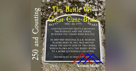 The Battle of Great Cane Brake–December 22, 1775