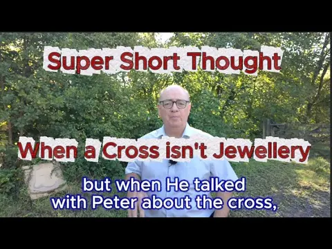 Super Short Thought | When a Cross isn't Jewellery