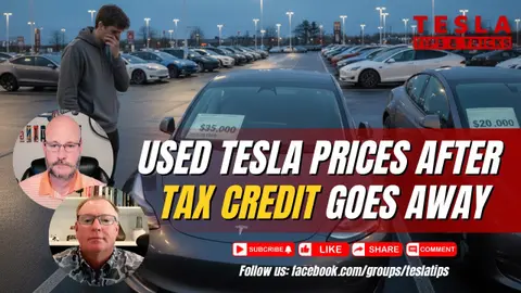 Used Tesla Prices After Tax Credit Goes Away — What Happens Next?