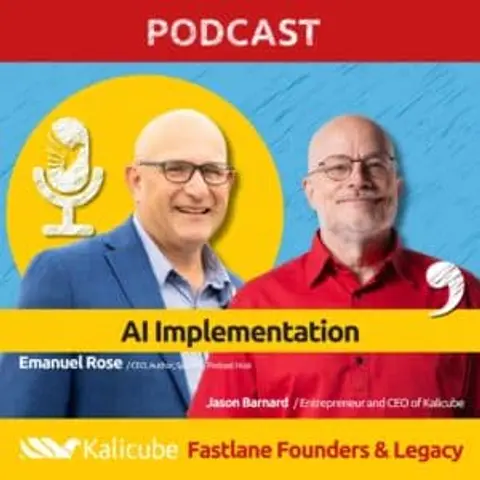 Emanuel Rose with Jason Barnard on Fastlane Founders And Legacy. AI Implementation