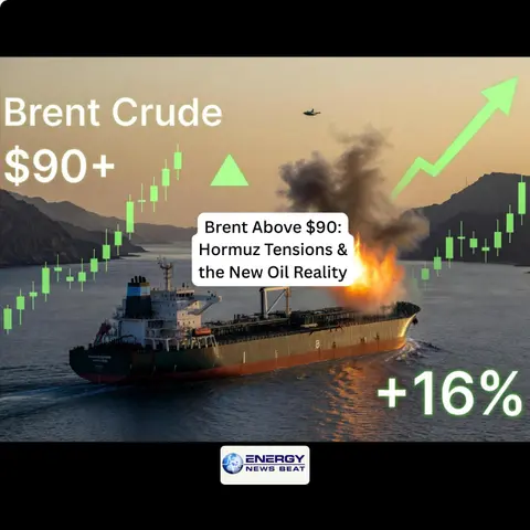 Brent Above 90 Dollars. Hormuz Tensions and the New Oil Reality