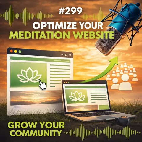 #299 Creating a Website That Reflects Your Meditation Practice and Grows Your Community