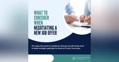 What To Consider When Negotiating A New Job Offer