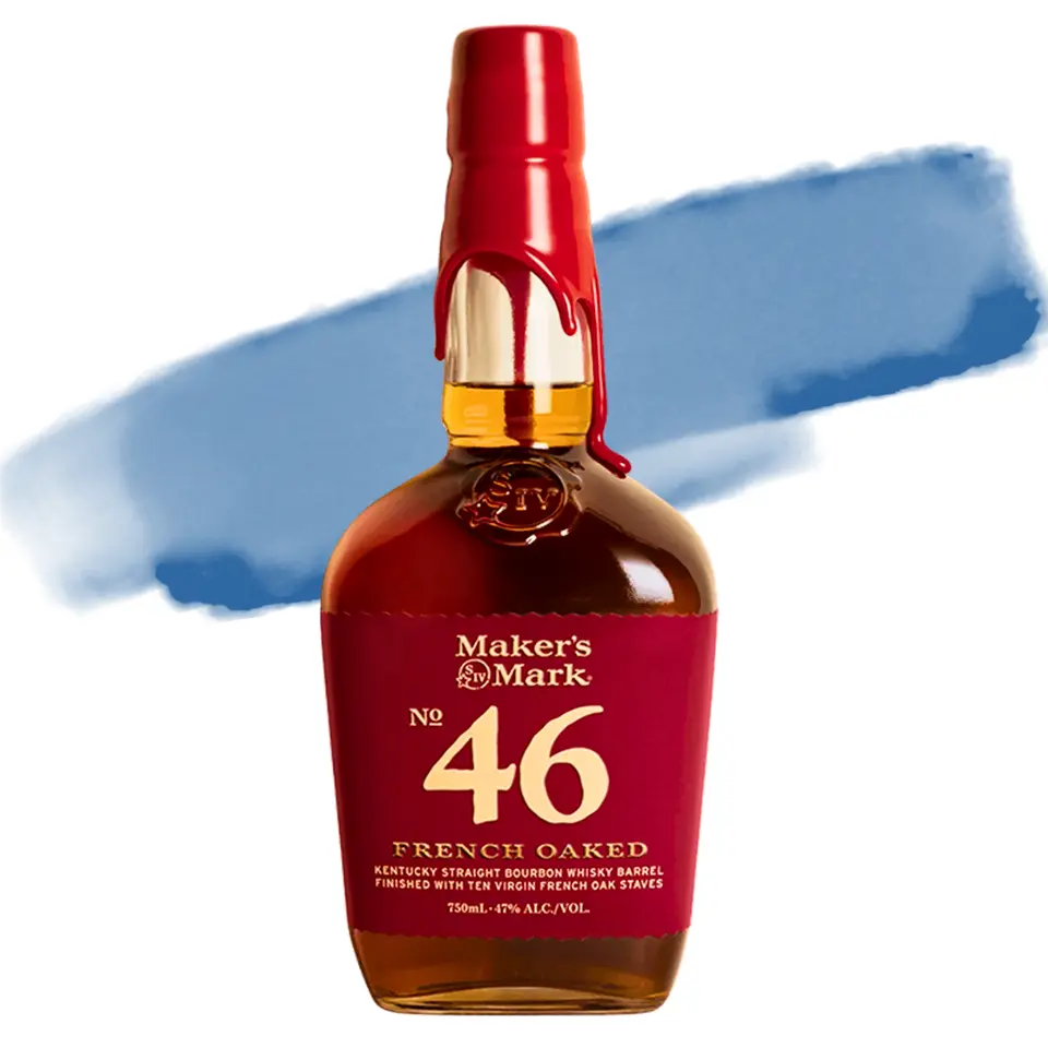 Maker's Mark 46, a bourbon finished with french oak staves