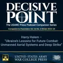 Decisive Point Podcast – Ep 4-26 – Harry Halem – Ukraine's Lessons for Future Combat: Unmanned Aerial Systems and Deep Strike