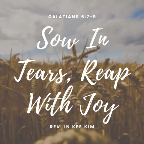 Sow In Tears, Reap With Joy