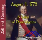 August 4, 1775: A Letter of Dissatisfaction