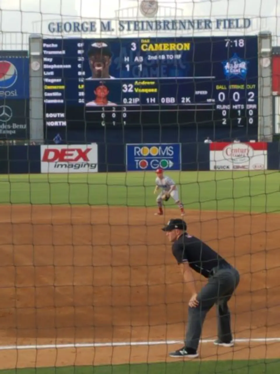Baseball Tampa Yankees 2018-06-16 19.18.09.jpg Detroit Tigers vs New York Yankees Game