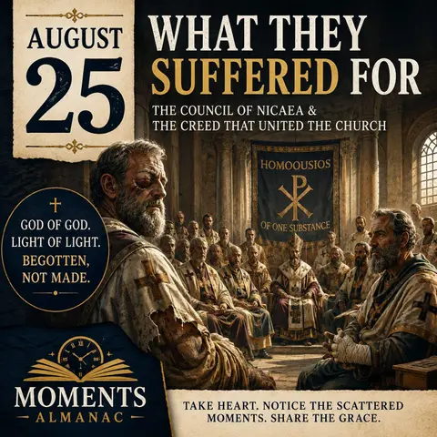 August 25 | Moments Almanac | Creed