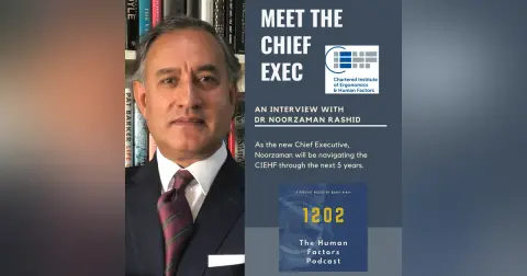 Meet the CIEHF Chief Exec – Dr Noorzaman Rashid