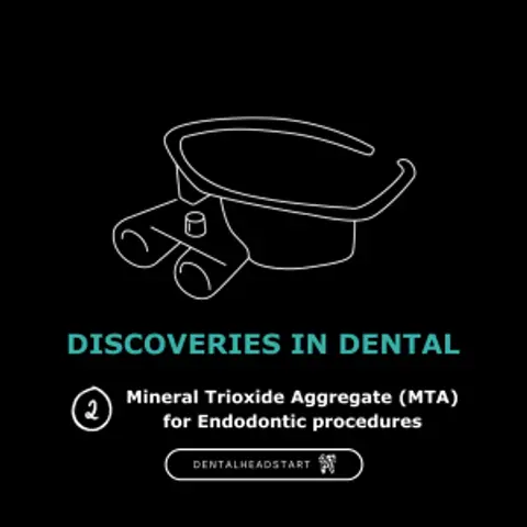 Discoveries in Dental Focus #2 – Mineral Trioxide Aggregate (MTA) for Endodontic procedures