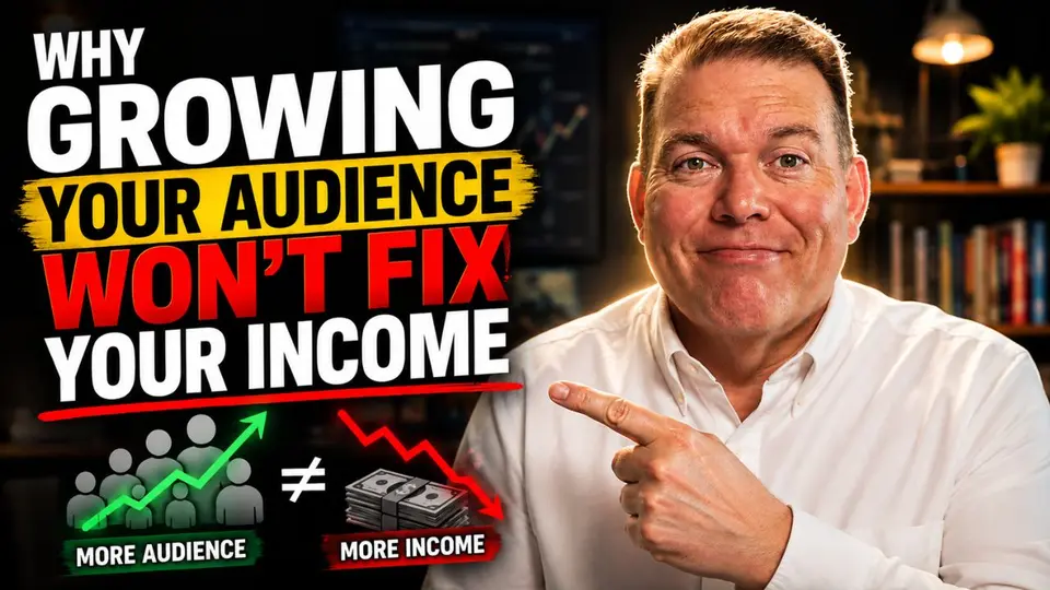 Why Growing Your Audience Won't Fix Your Income Why Growing Your Audience Won't Fix Your Income