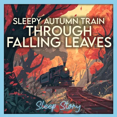 The Sleepy Autumn Train | Cozy Bedtime Story for Adults with Gentle Rain, Falling Leaves, Deep Sleep & Relaxation