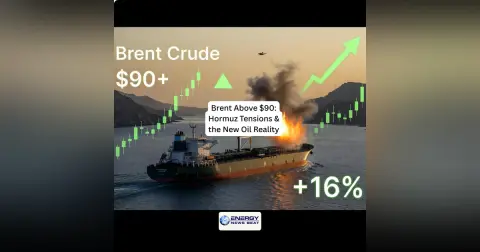 Brent Above 90 Dollars. Hormuz Tensions and the New Oil Reality