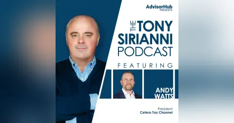 Tony Sirianni with Andy Watts, President of Cetera Tax Channel
