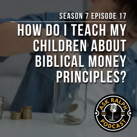 How do I teach my children about biblical money principles?