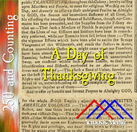 A Day of Thanksgiving–November 23, 1775