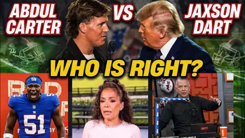 Jaxson Dart vs Abdul Carter Over Trump Rally – Who’s Right? Boomer Esiason & Sunny Hostin Weigh In
