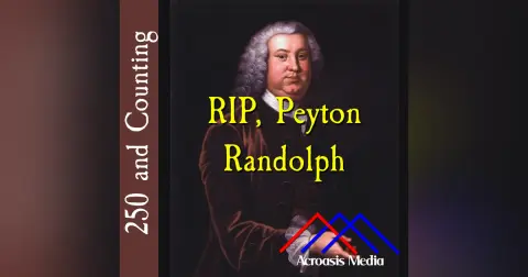 RIP Peyton Randolph–October 23, 1775