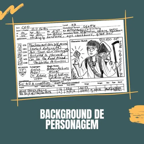 Background de Personagem, quantas páginas?