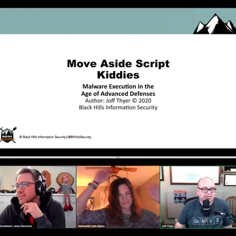 Webcast: Move Aside Script Kiddies - Malware Execution in the Age of Advanced Defenses