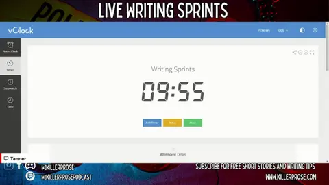 Live Writing Sprints
