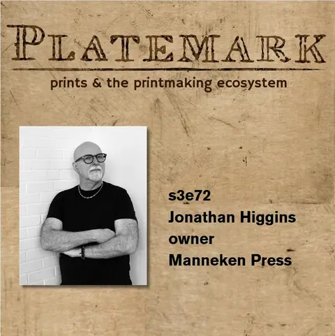 s3e72 on color and abstraction with Jonathan Higgins, owner of Manneken Press
